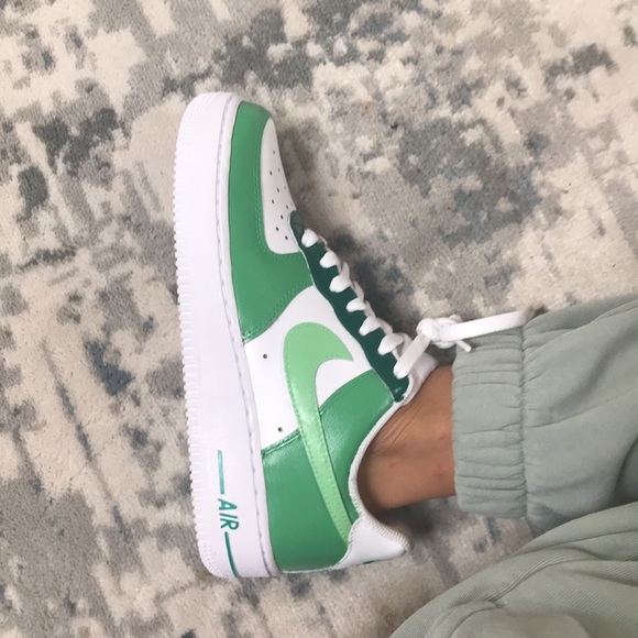 Matcha green custom Af1’s!! 🍵✅💚 - Picture 3 of 7
